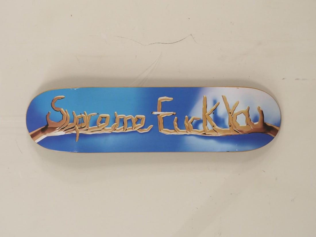 "Supreme F*ck You" Supreme Skateboard Deck - 3