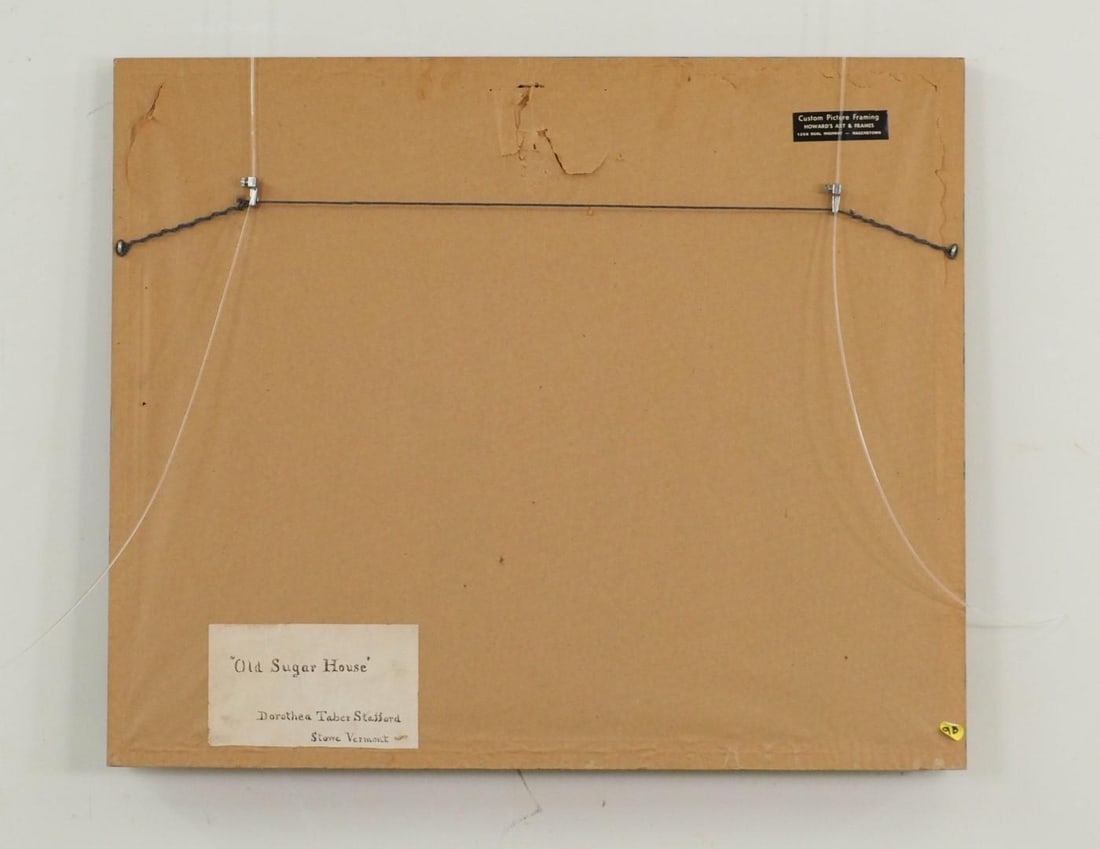 Dorothea Tabor Stafford "Old Sugar House" Watercolor on Paper Painting - 6