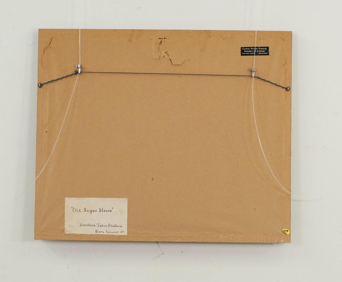 Dorothea Tabor Stafford "Old Sugar House" Watercolor on Paper Painting - 7