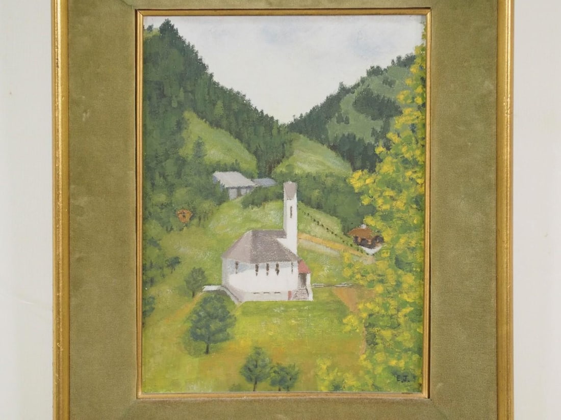 Emilie (Dikey) Johnson "Untitled" Acrylic on Panel Painting - 2