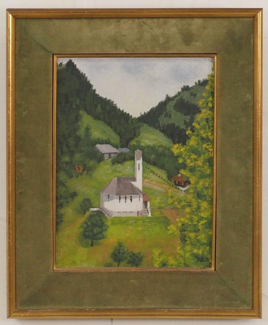 Emilie (Dikey) Johnson "Untitled" Acrylic on Panel Painting - 3