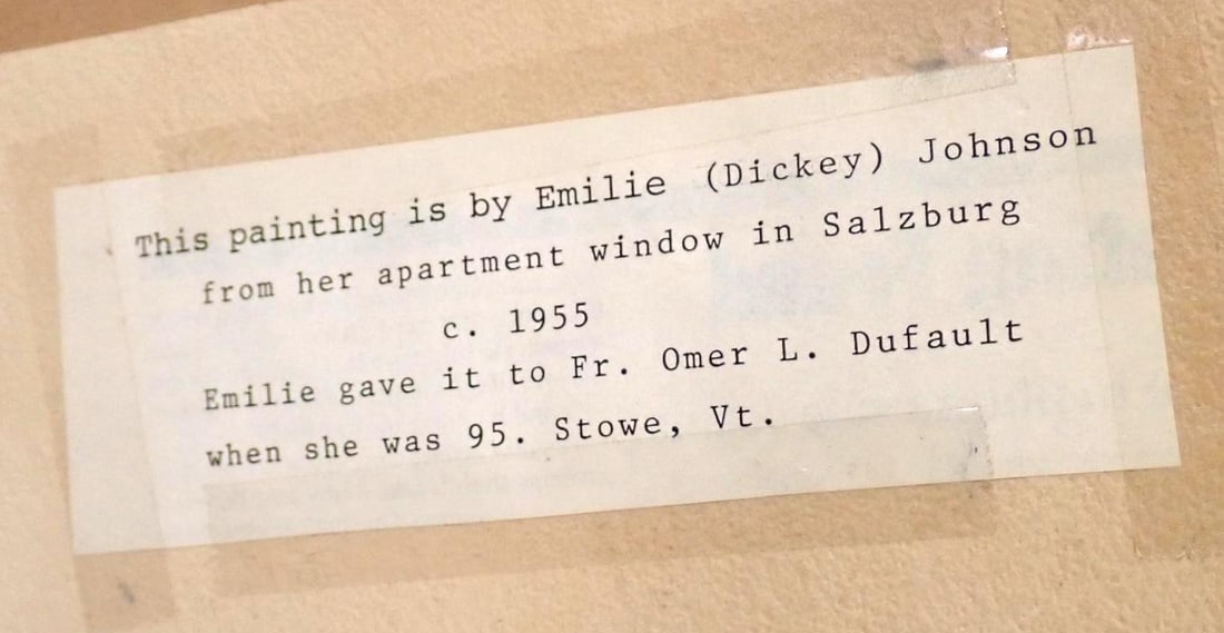 Emilie (Dikey) Johnson "Untitled" Acrylic on Panel Painting - 5