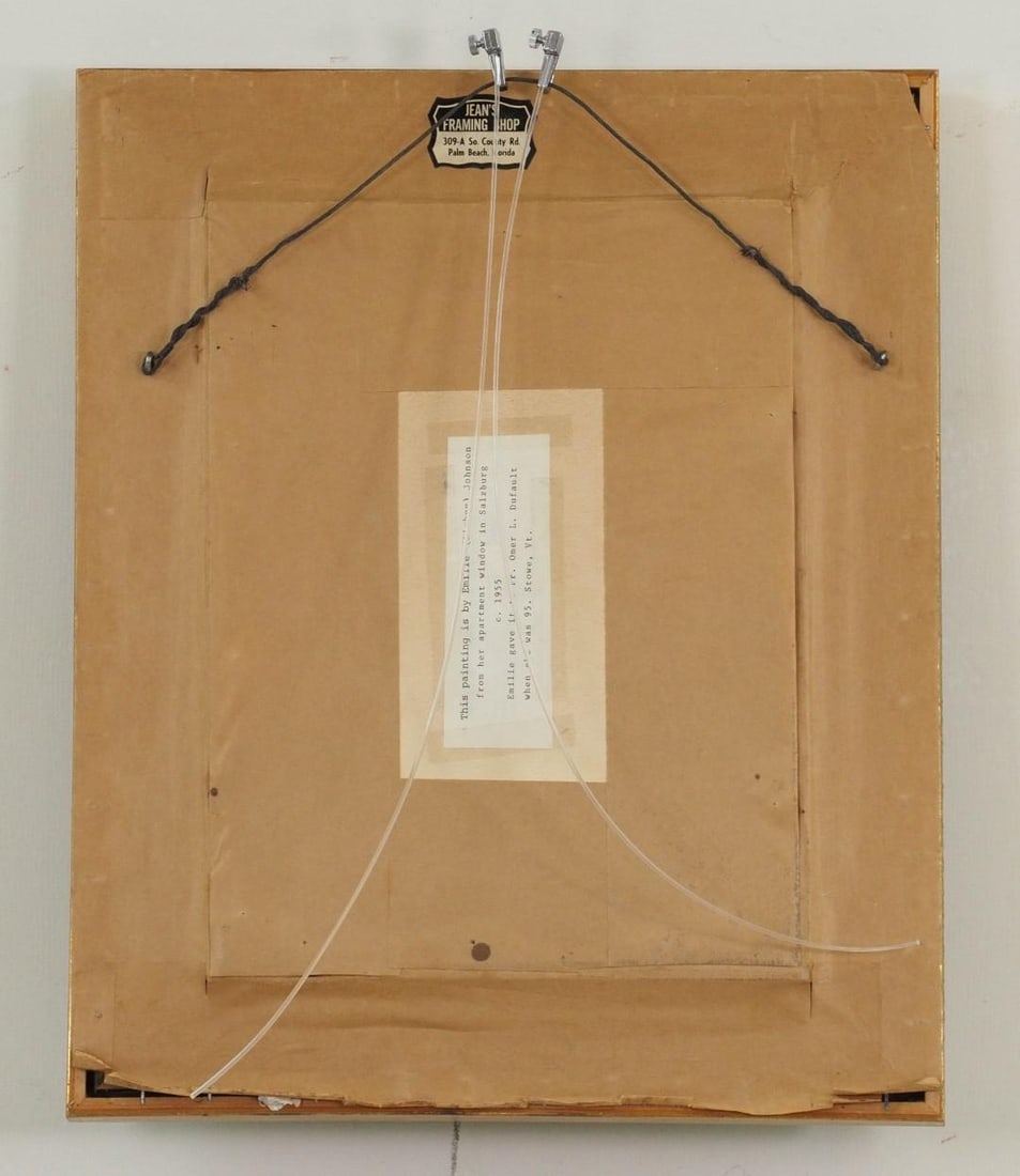 Emilie (Dikey) Johnson "Untitled" Acrylic on Panel Painting - 6