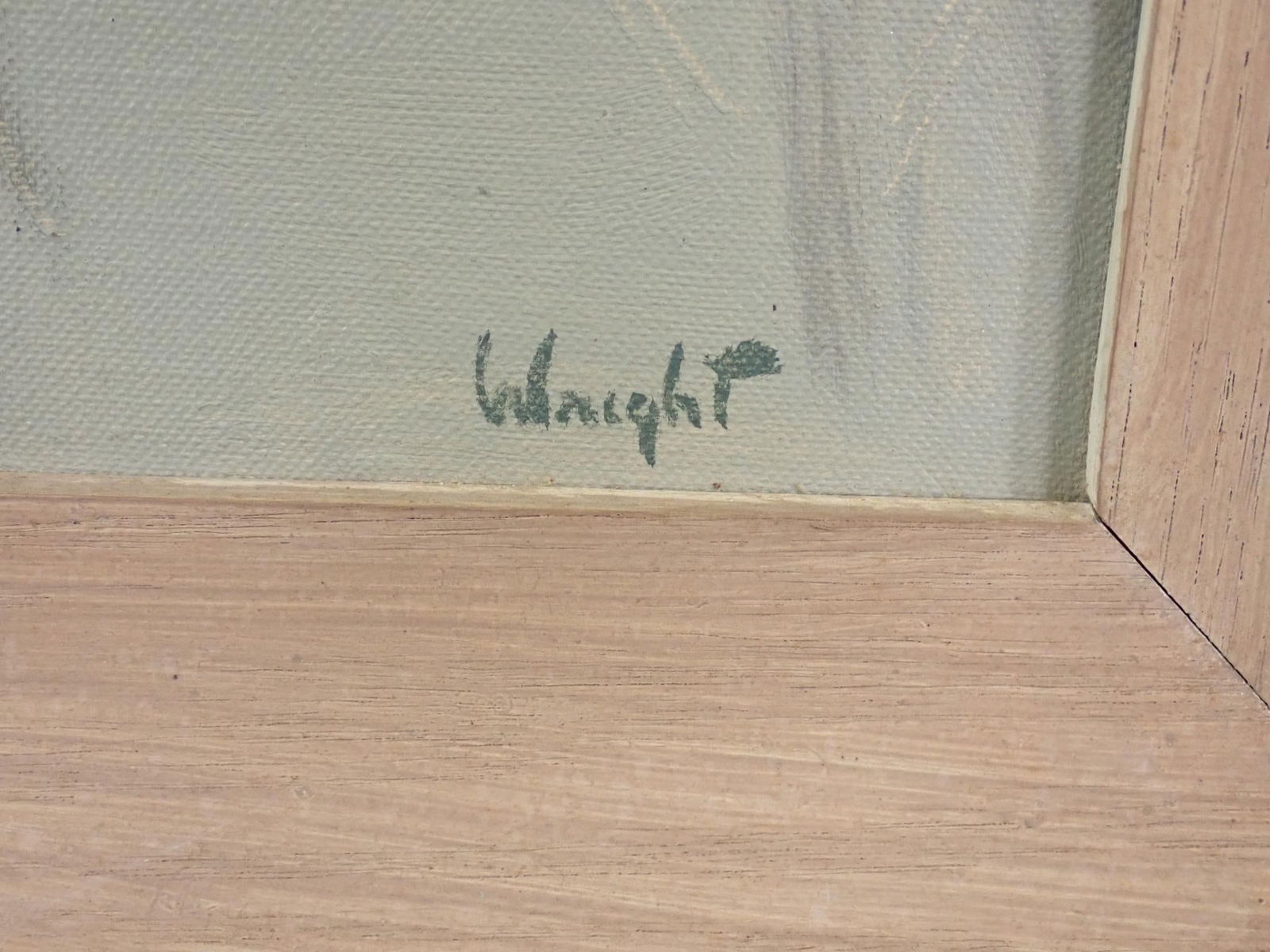 Stan Marc Wright "Portrait III" Oil on Panel Painting - 4