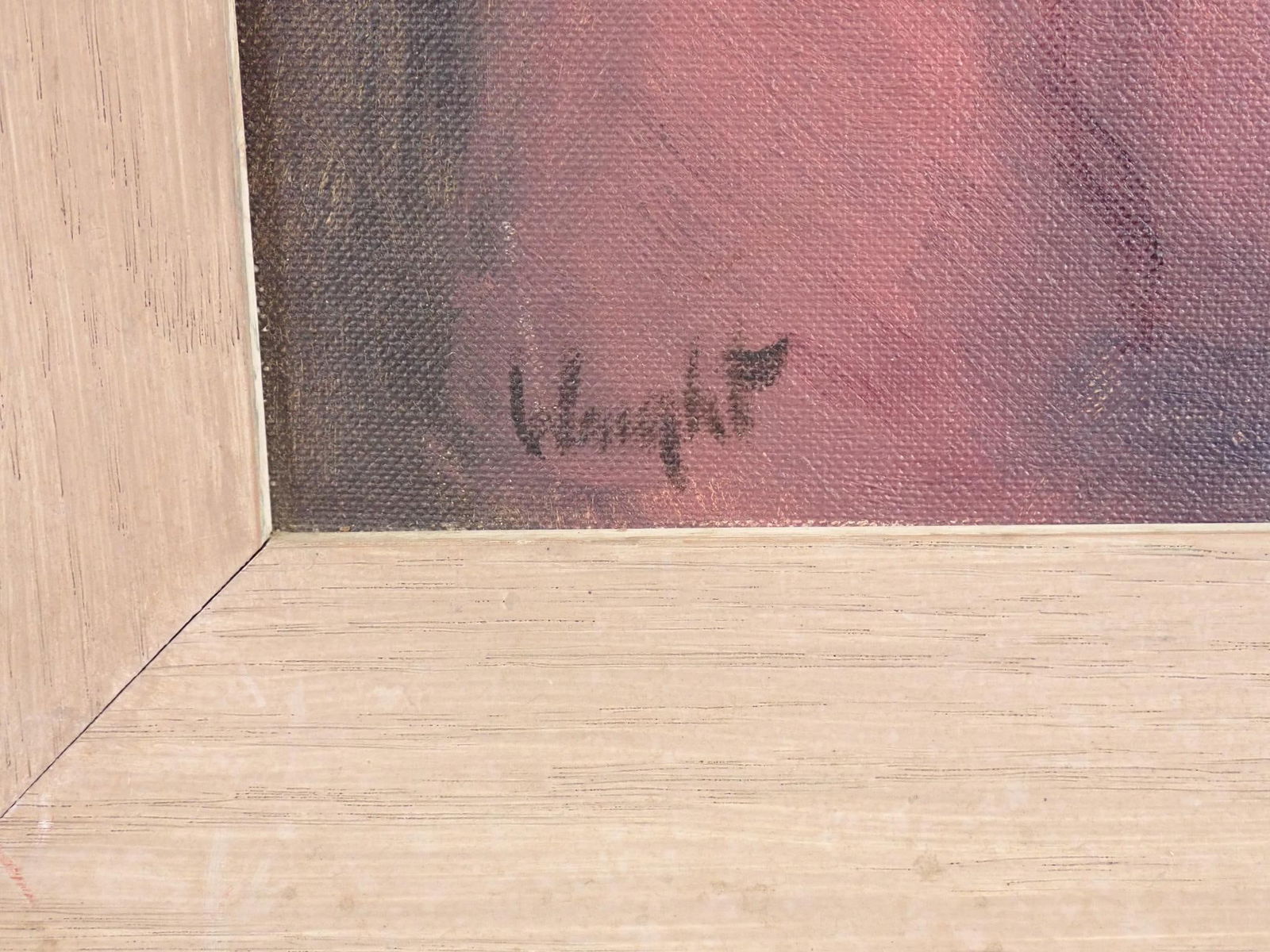 Stan Marc Wright "Portrait I" Oil on Panel Painting - 5