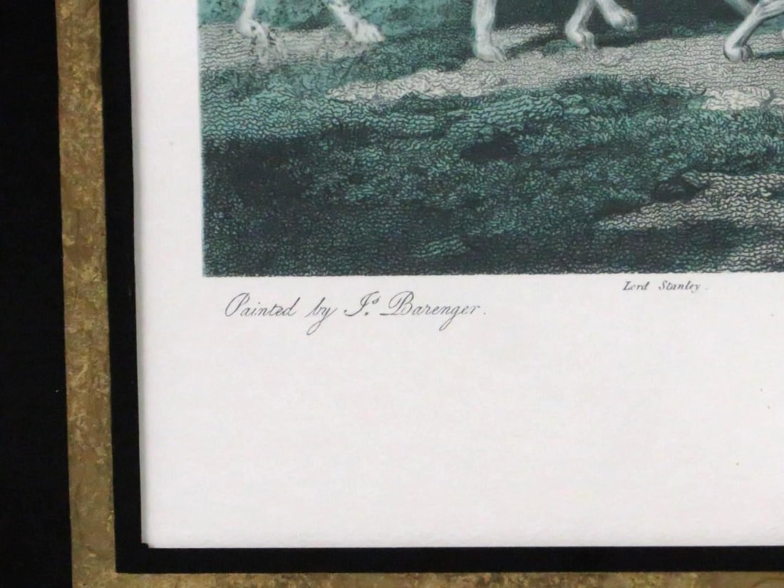 "The Earl of Derby's Stag Hounds" Print on Paper - 4