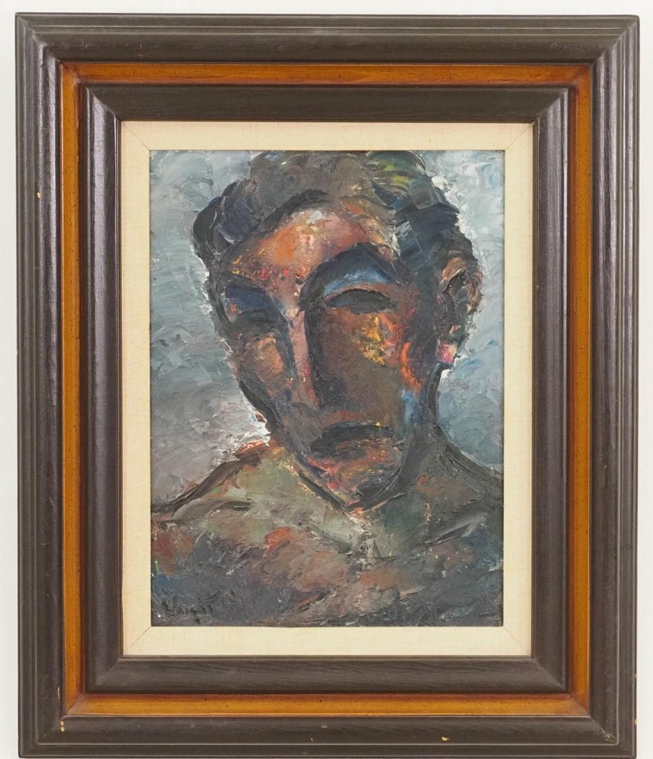 Stan Marc Wright Oil on Canvas Painting - 2