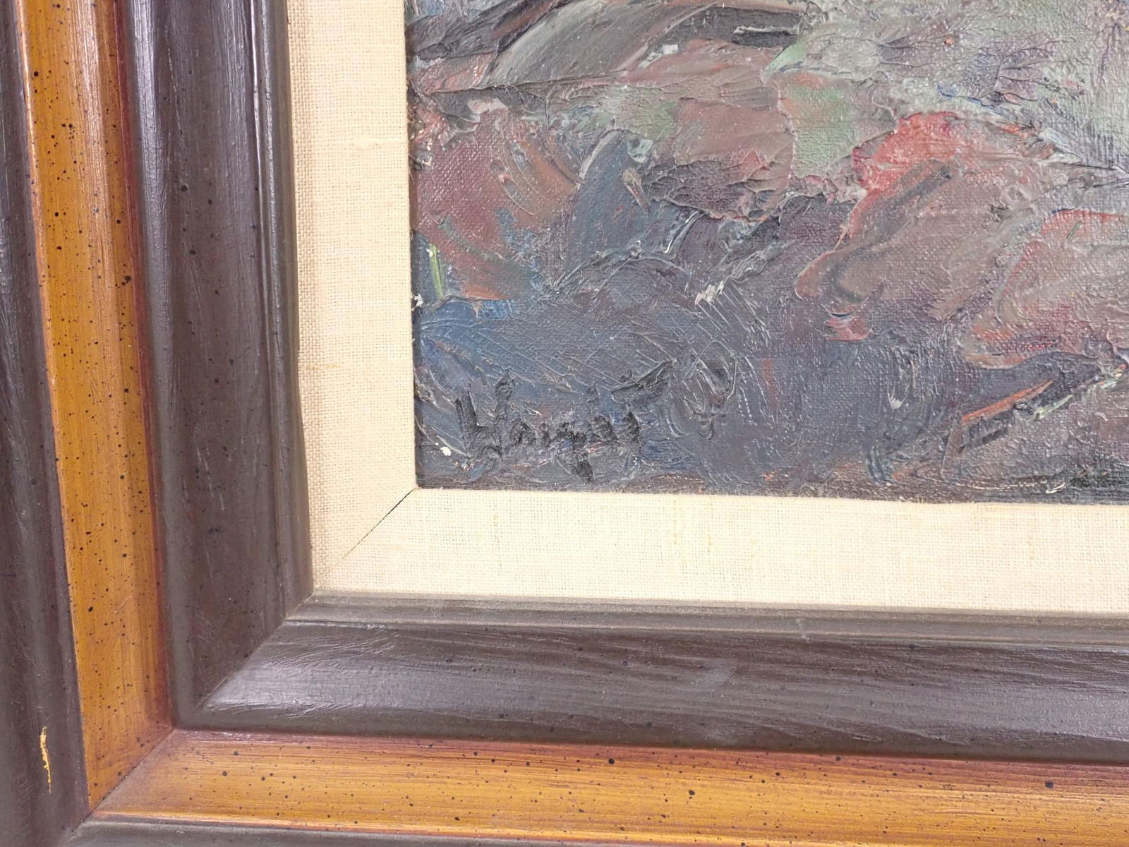 Stan Marc Wright Oil on Canvas Painting - 3