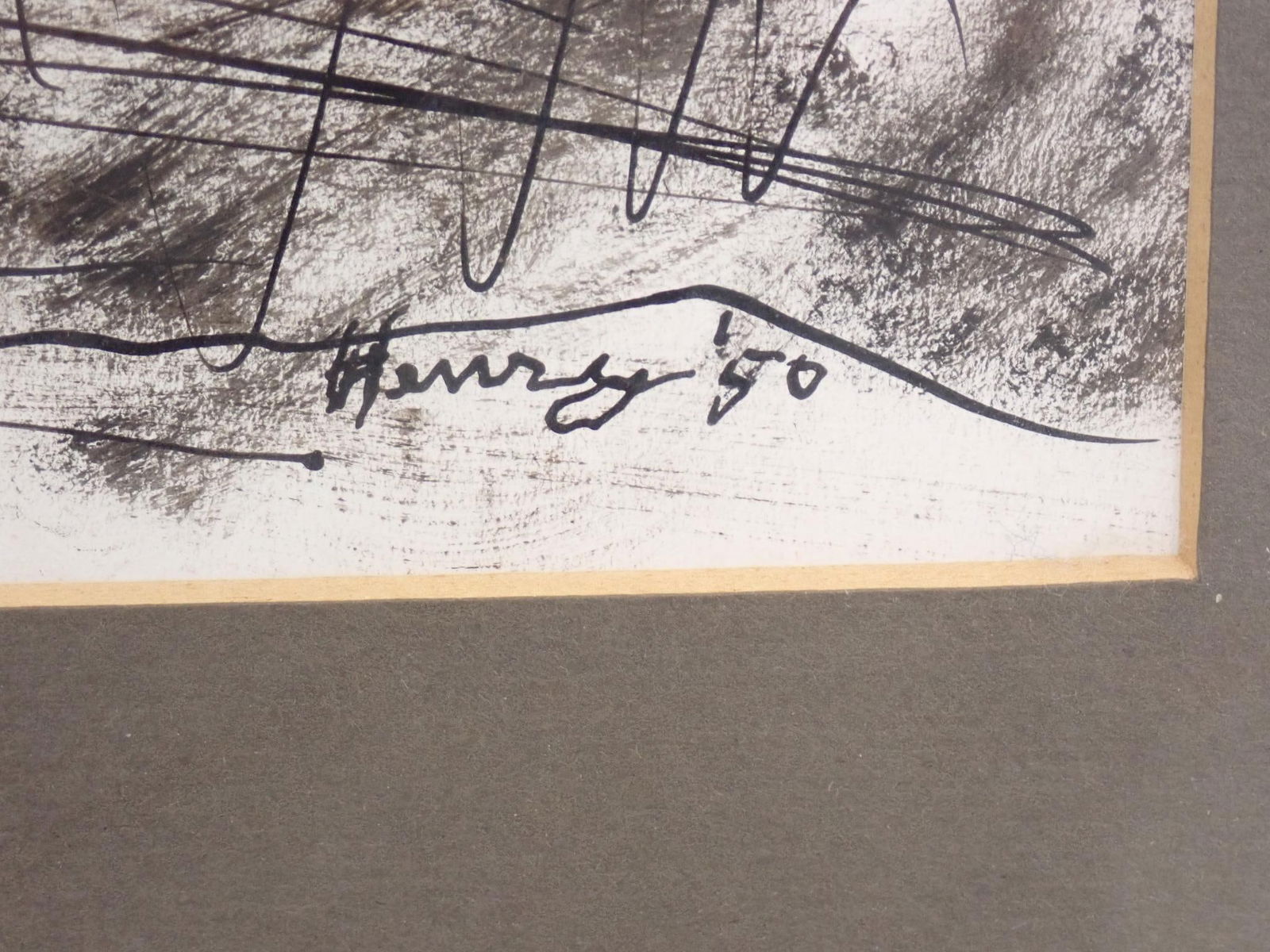 Joe Henry "View of Ascutney" Mixed Media on Paper - 4