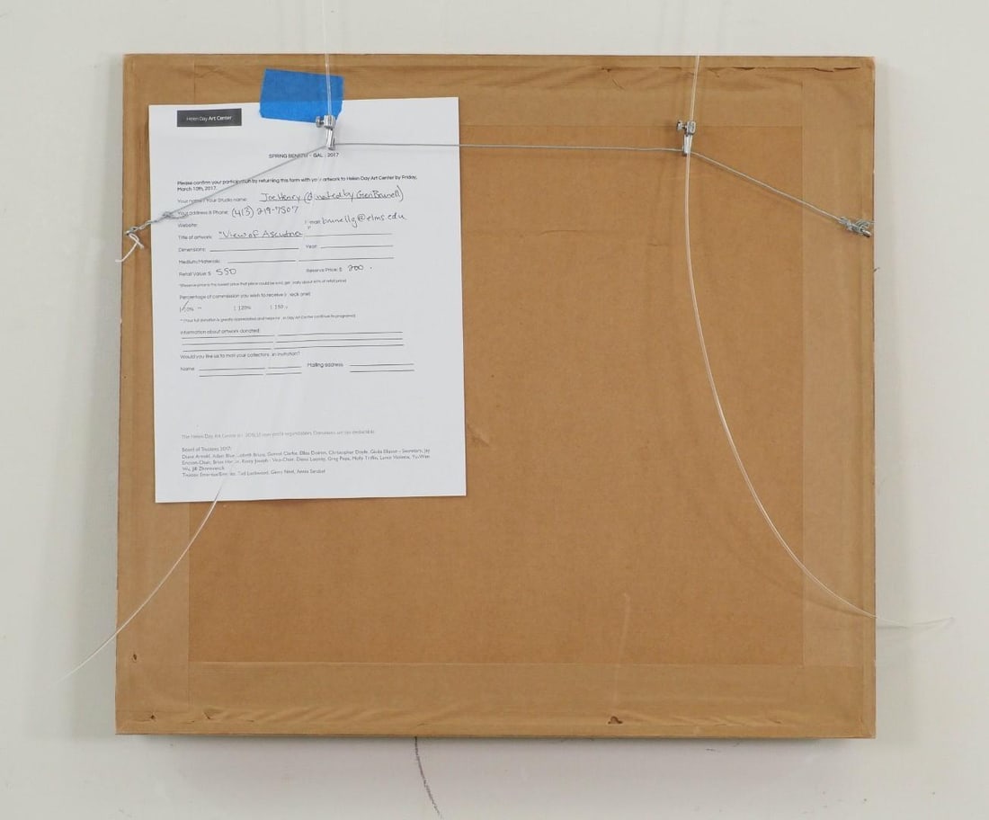 Joe Henry "View of Ascutney" Mixed Media on Paper - 6