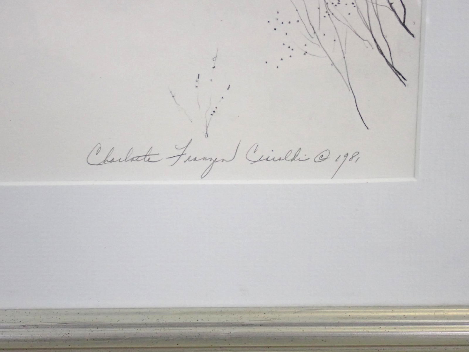 Charlotte Franzen Ciaraldi Reproduction Print of a Pencil Sketch - 3