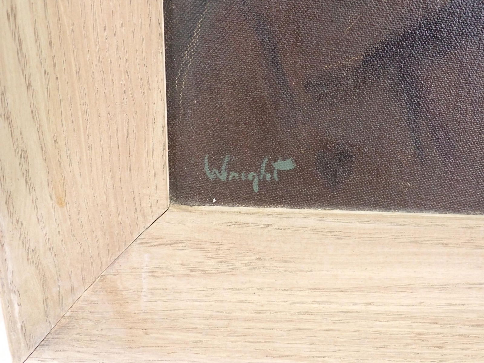 Stan Marc Wright "Portrait II" Oil on Panel Painting - 5