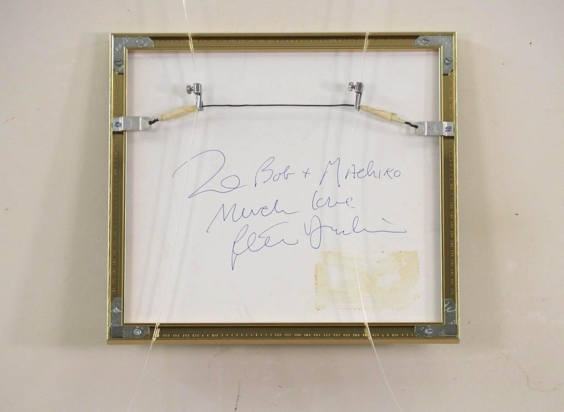 Bill Lewis "Peter Duchin" Pen of Paper Sketch - 8