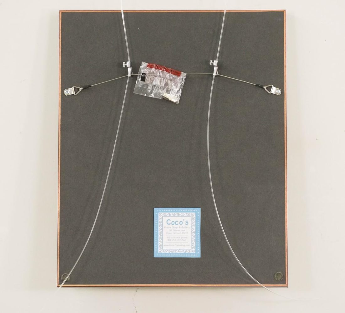 "Helen Day Art Center in Wintertime" Oil on Canvas Painting - 4