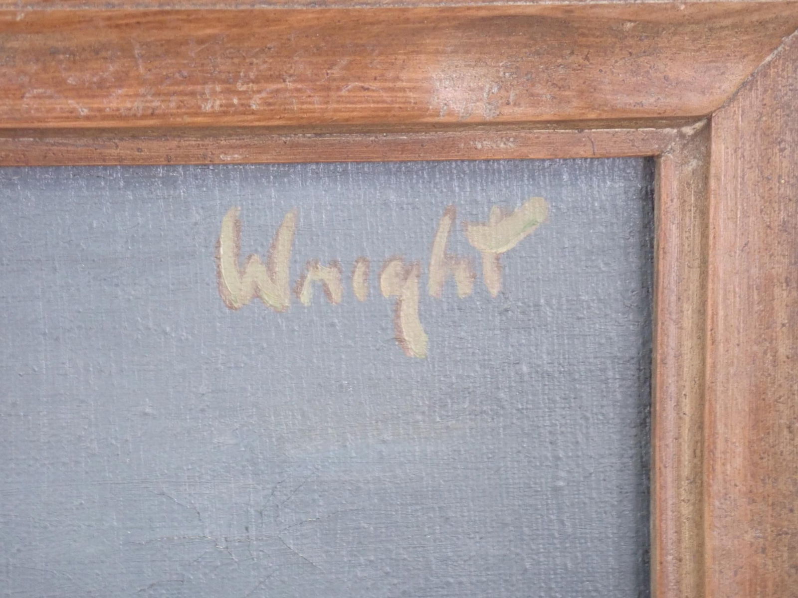 Stan Marc Wright Oil on Canvas Painting - 4