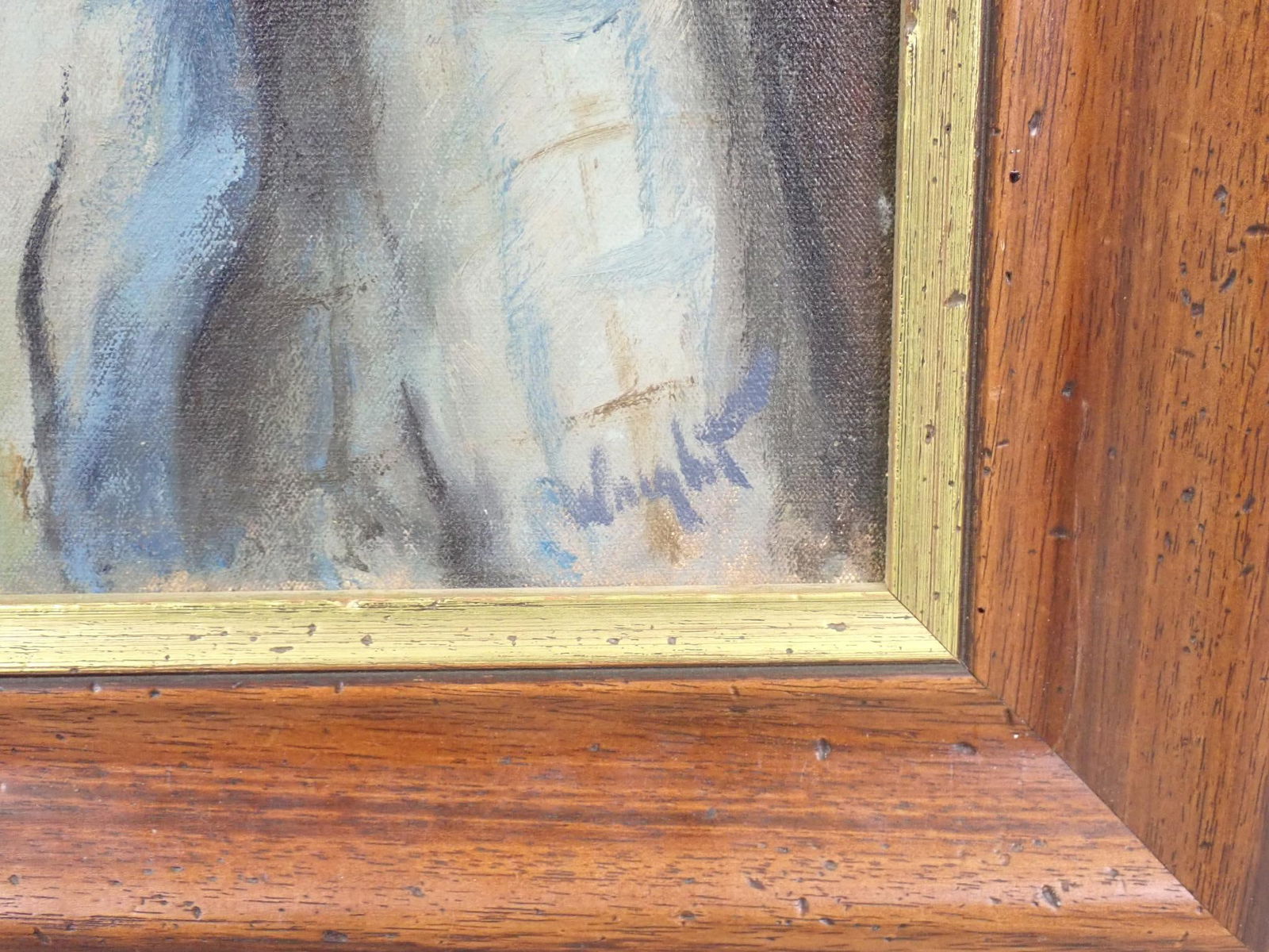 Stan Marc Wright "Portrait #5" Oil on Canvas Painting - 3