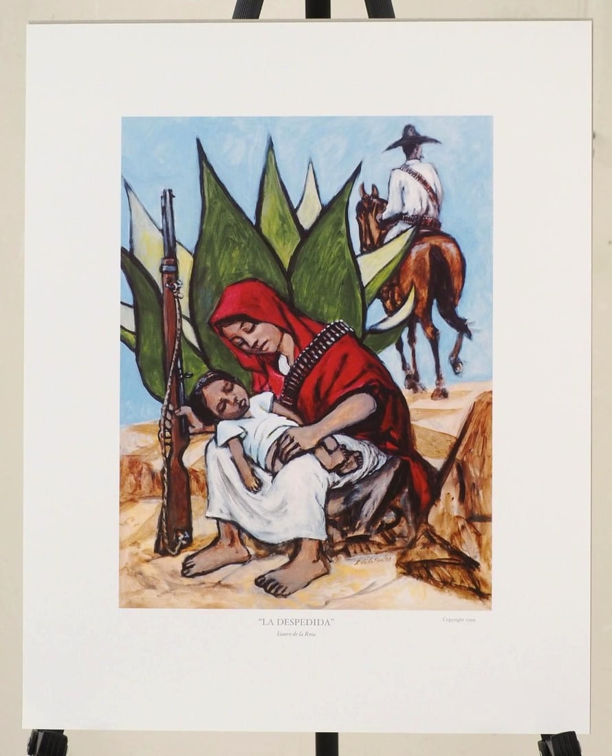 (24) Isauro de la Rosa "La Despedida" Prints on Paper: 20" x 16" unframed 
