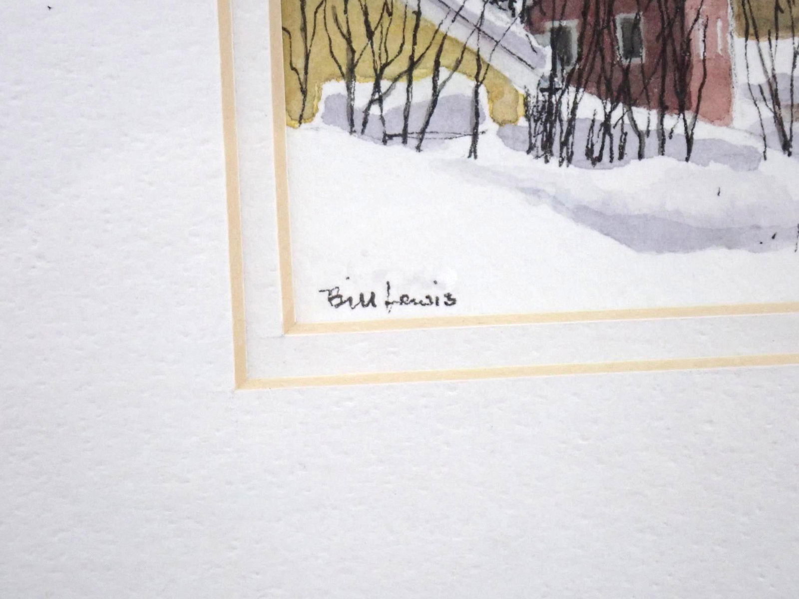 Bill Lewis Watercolor on Paper Painting - 3