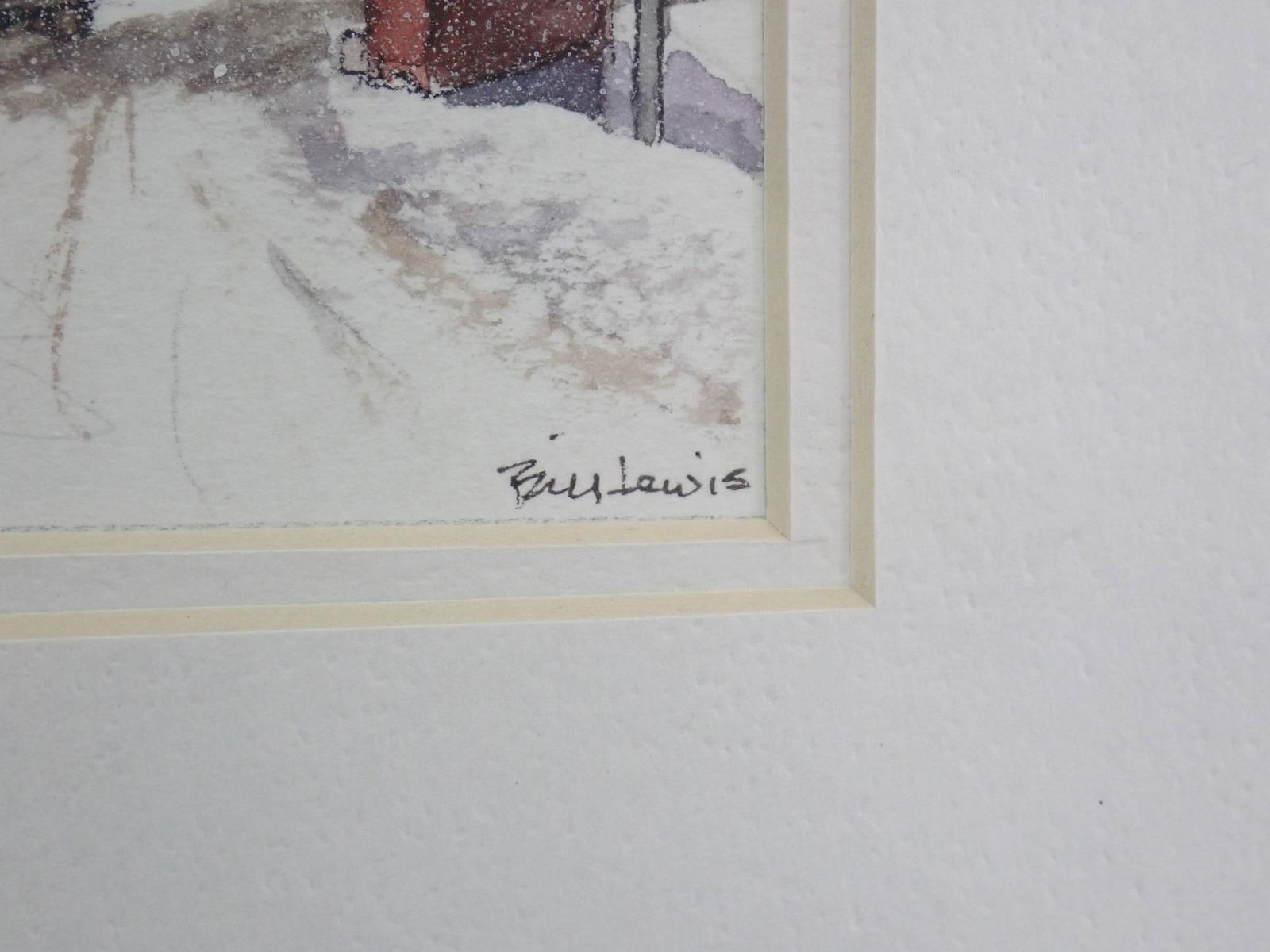 Bill Lewis Watercolor on Paper Painting - 3