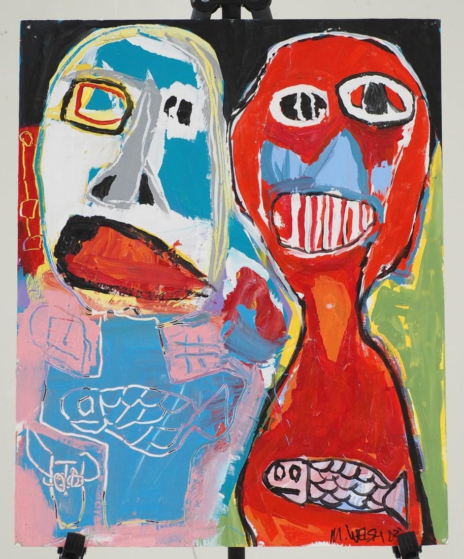 Mickey Welsh Mixed Media on Watercolor Paper (1 of 6)