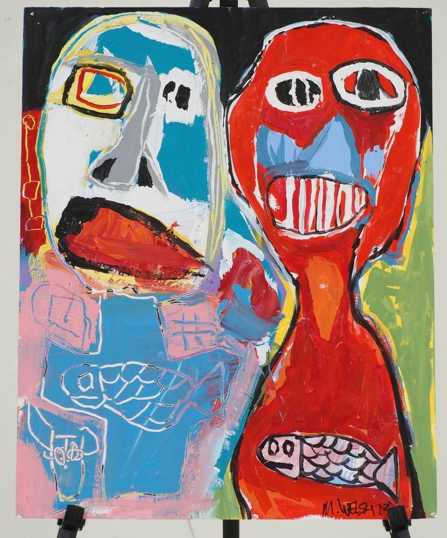 Mickey Welsh Mixed Media on Watercolor Paper - 2