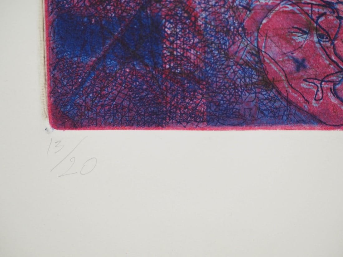 (2) Vytautas Jurkunas Limited Edition Embossed Prints - 8