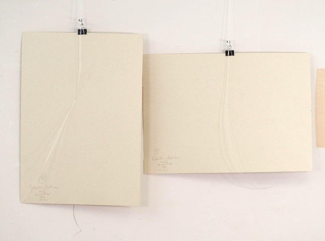 (2) Vytautas Jurkunas Pastels & Colored Pencils on Paper - 7