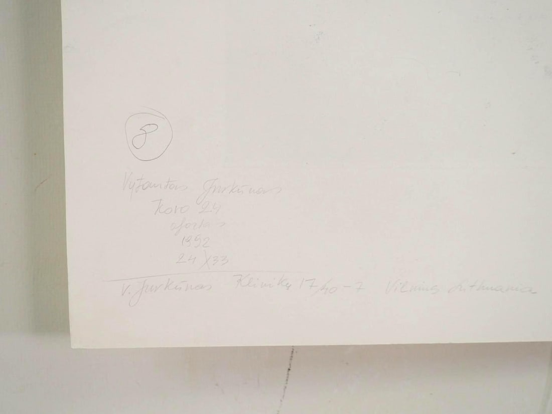 (2) Vytautas Jurkunas Limited Edition Embossed Prints - 11