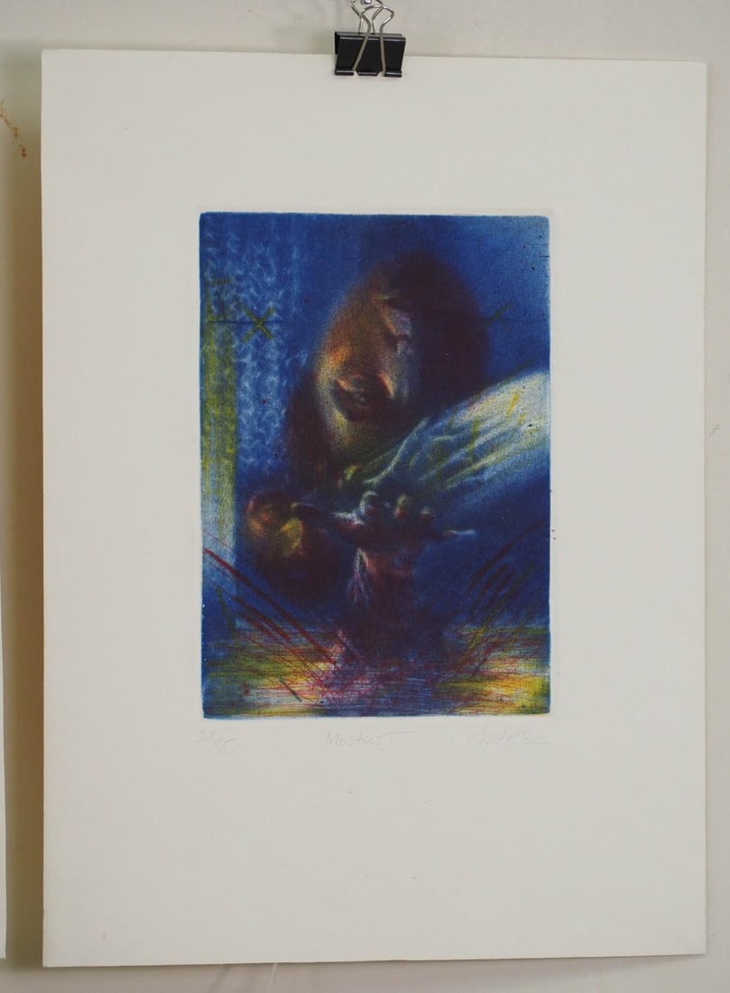 (2) Vytautas Jurkunas Limited Edition Embossed Prints - 4