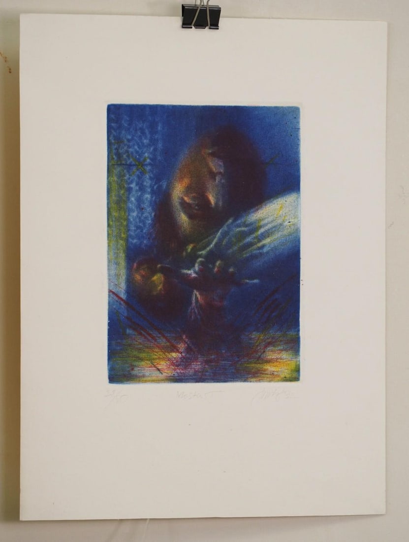 (2) Vytautas Jurkunas Limited Edition Embossed Prints - 5