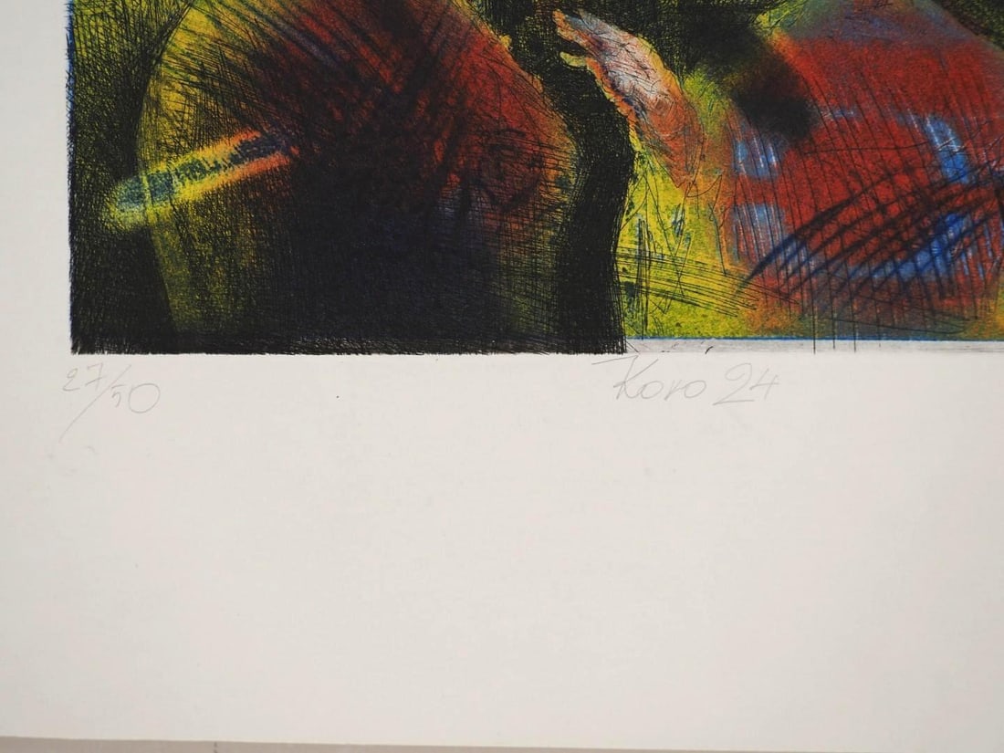 (2) Vytautas Jurkunas Limited Edition Embossed Prints - 6