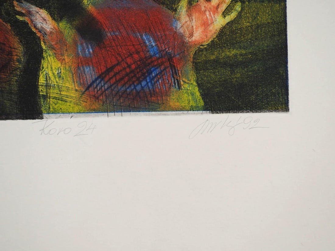 (2) Vytautas Jurkunas Limited Edition Embossed Prints - 7