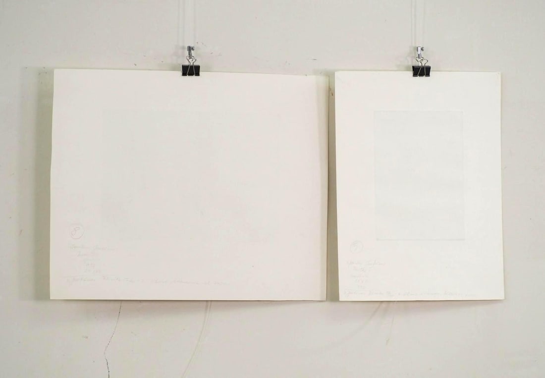 (2) Vytautas Jurkunas Limited Edition Embossed Prints - 9