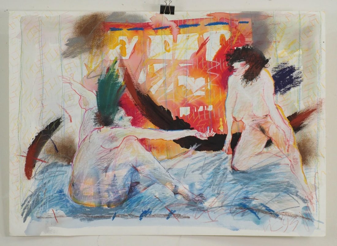 Vytautas Jurkunas Mixed-Media on Paper - 2