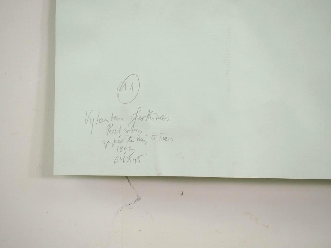 Vytautas Jurkunas Pastel and Ink on Paper - 5