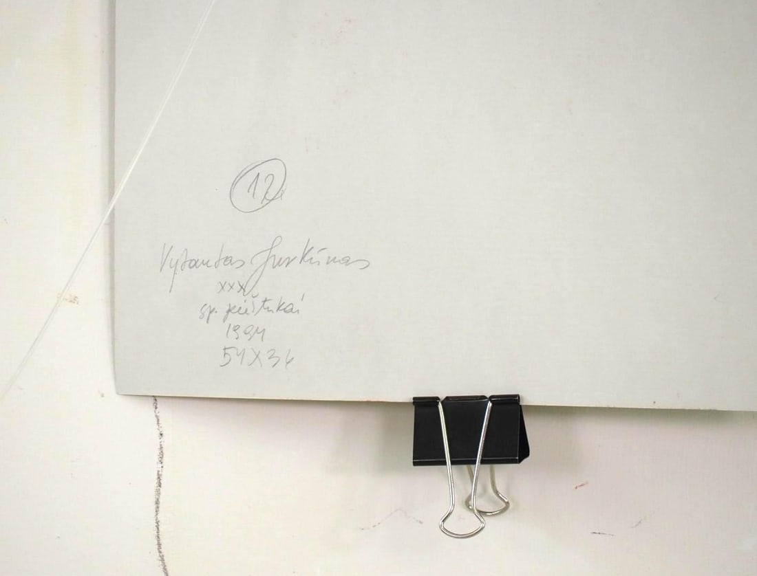 (2) Vytautas Jurkunas Pastel, Watercolor & Colored Pencil on Paper - 7