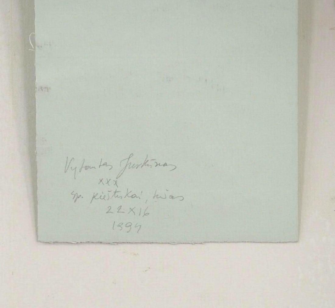 (2) Vytautas Jurkunas Ink, Pastel & Watercolor on Paper - 7