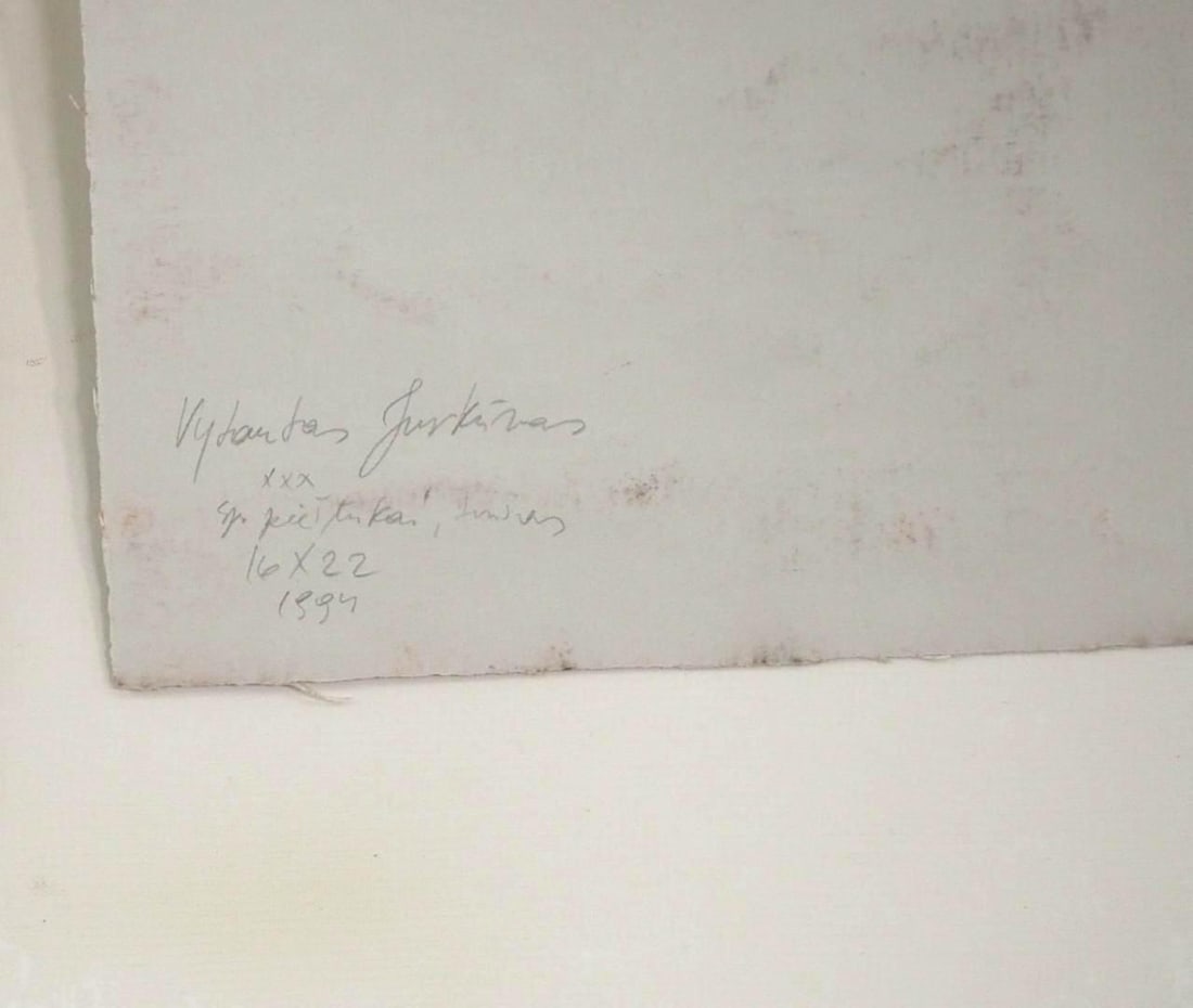 (2) Vytautas Jurkunas Ink, Pastel & Watercolor on Paper - 8