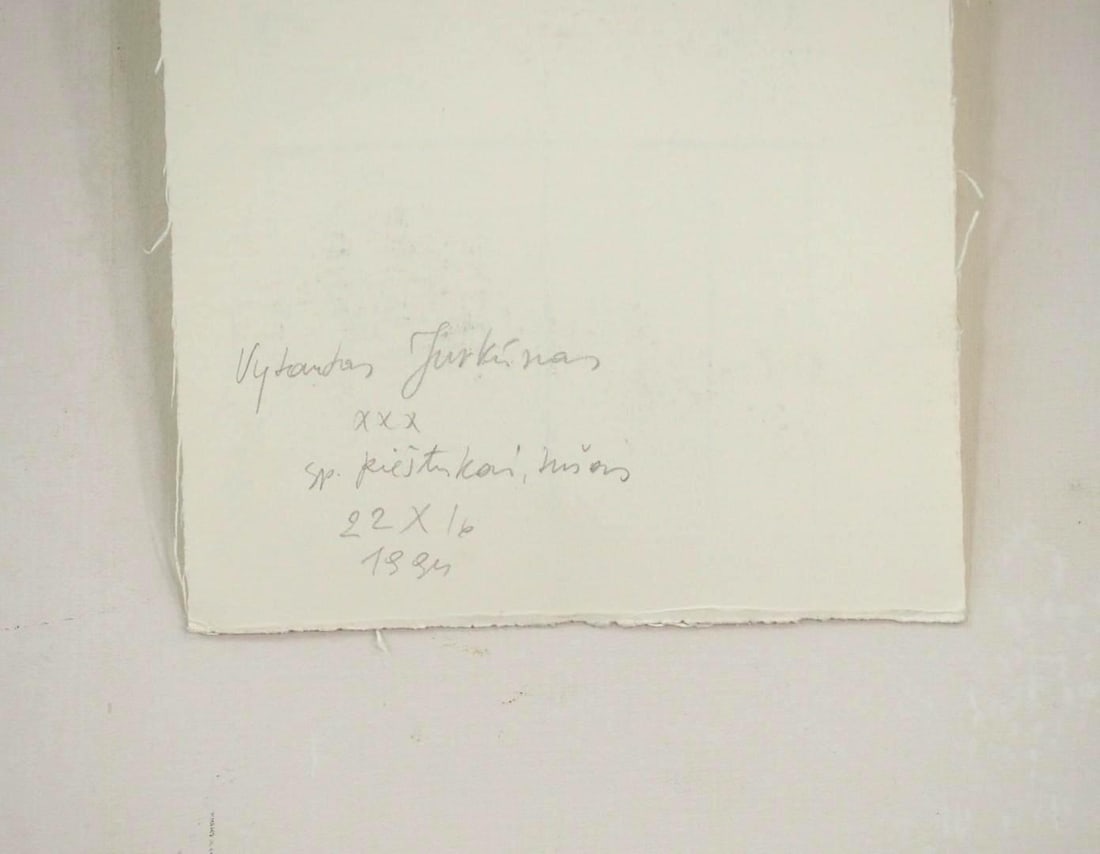 (2) Vytautas Jurkunas Ink, Pastel & Watercolor on Paper - 6