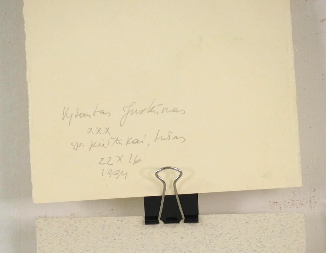 (3) Vytautas Jurkunas Ink, Pastel & Watercolor on Paper - 7