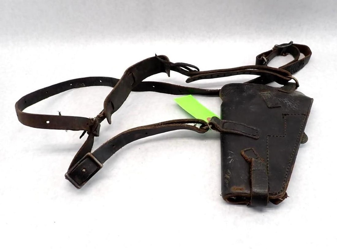Vintage U.S. Leather Pistol Shoulder Holster: Nordac Mfg. Corp.
