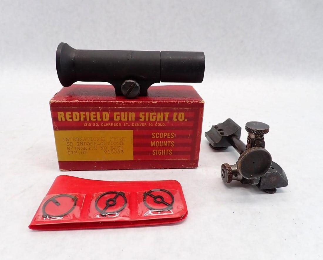 Lyman 52H Micrometer Rear Sight & Redfield International Front Sight: Lyman 52H Micrometer Rear Sight & Redfield International Front Sight
