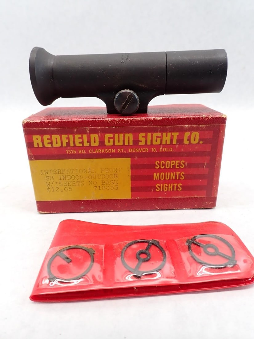 Lyman 52H Micrometer Rear Sight & Redfield International Front Sight - 2