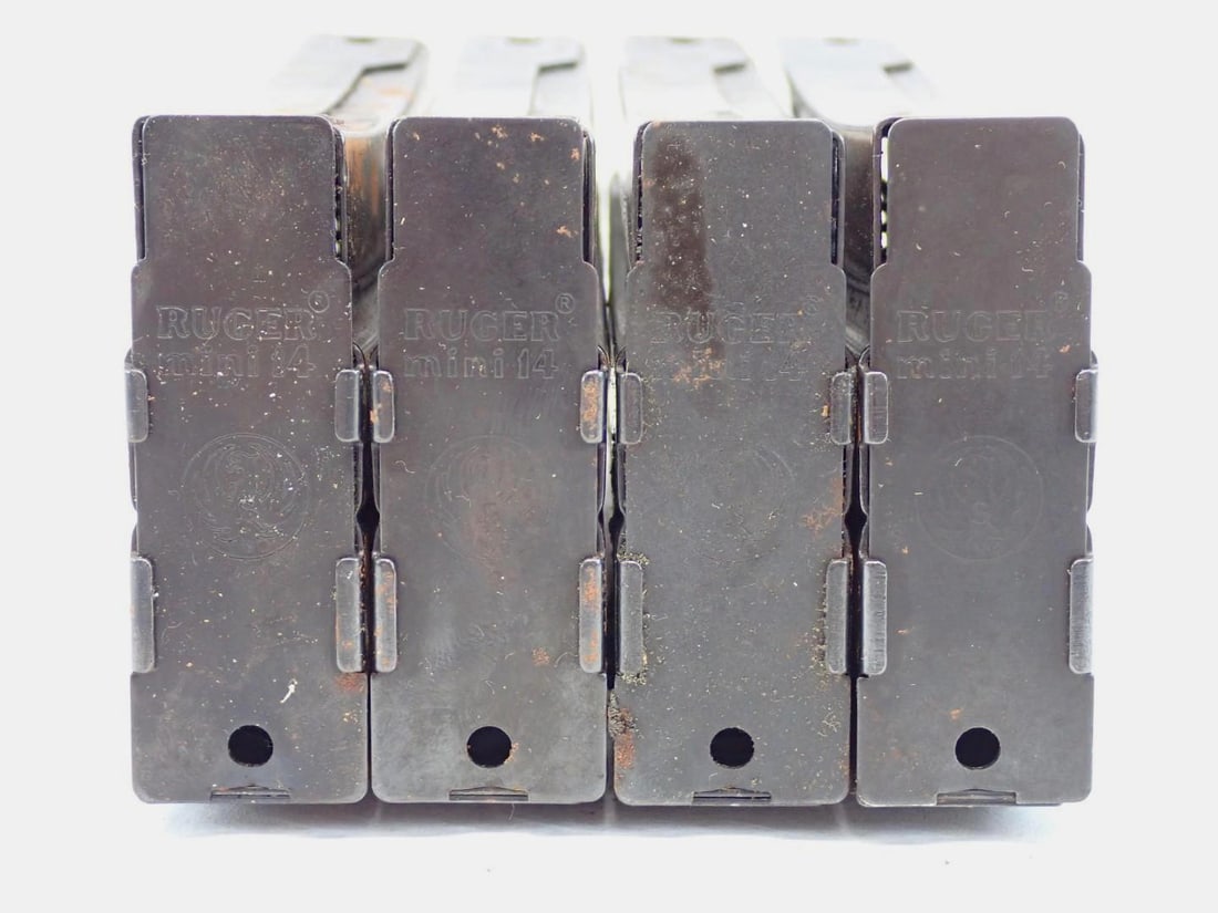 (4) Ruger Factory Mini 14 Magazines - 4