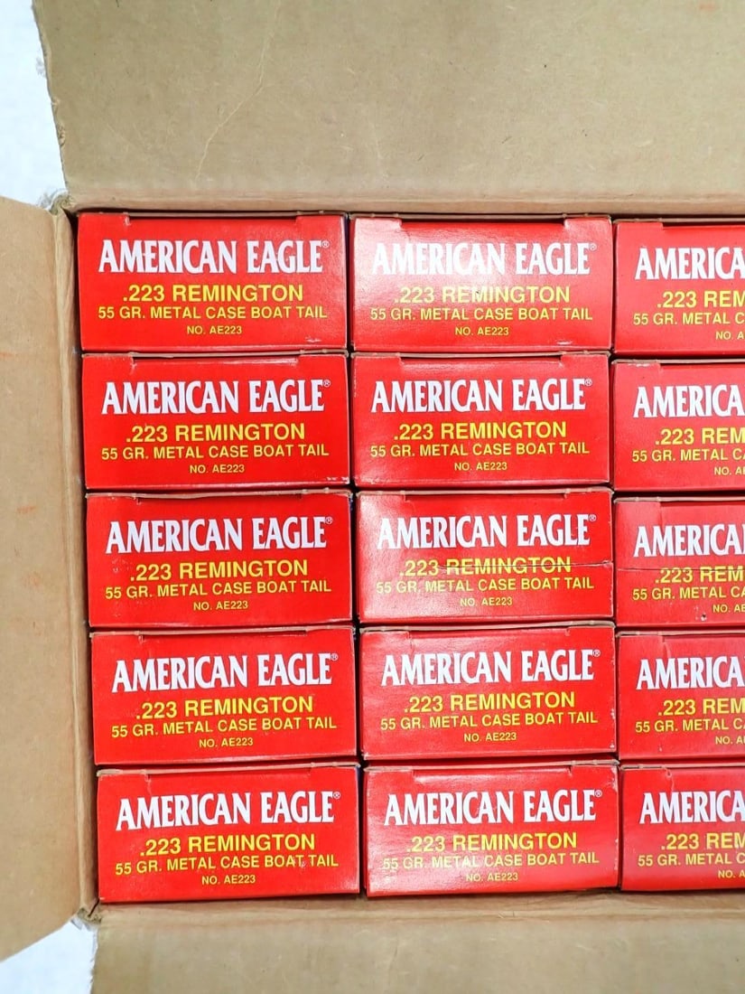 (500) Federal American Eagle .223 Cartridges - 2
