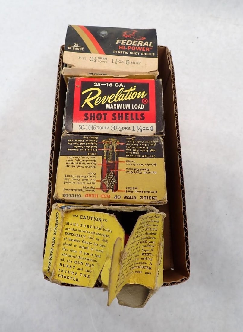 (71) 16 Ga. Shotgun Shells: some paper 