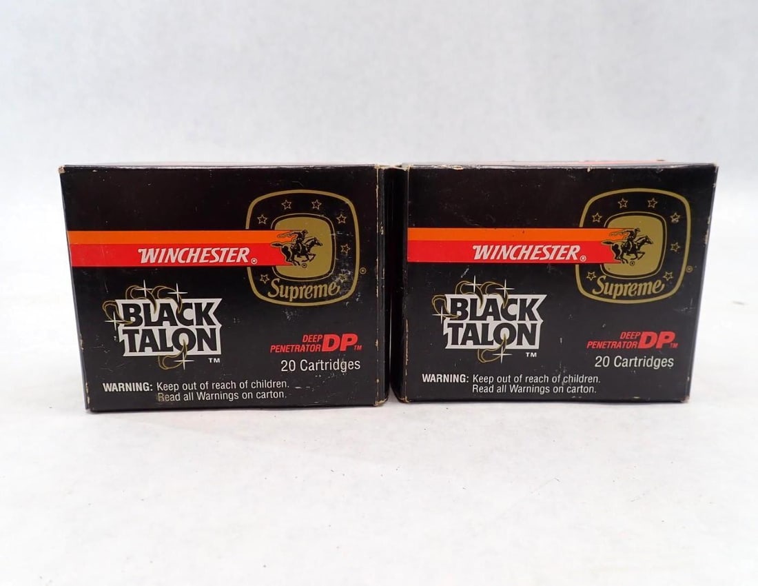(22) Winchester .357 Magnum Black Talon Cartridges: (22) Winchester .357 Magnum Black Talon Cartridges 