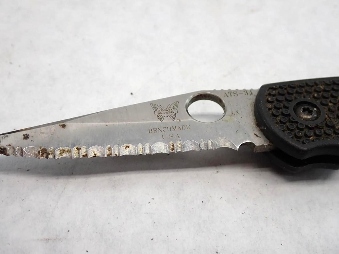 Vintage Benchmade ATS-34 Folding Knife - 3