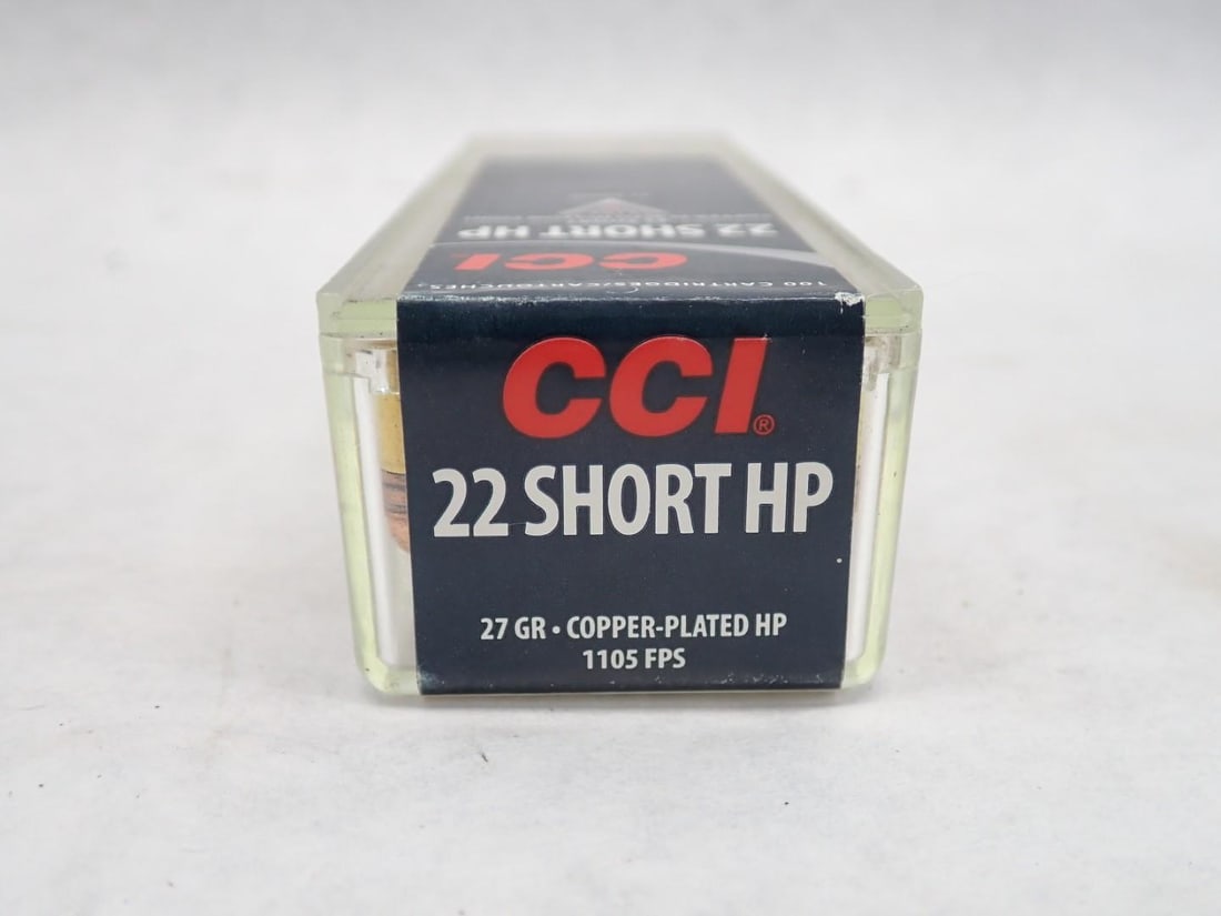 Box of (100) CCI .22 Short HP Cartridges - 2