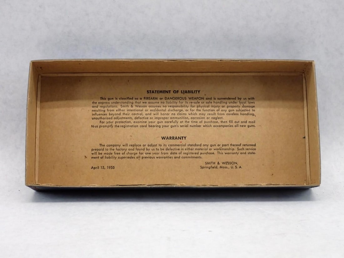 Vintage Two Piece Smith & Wesson Model 58 Revolver Box - 3